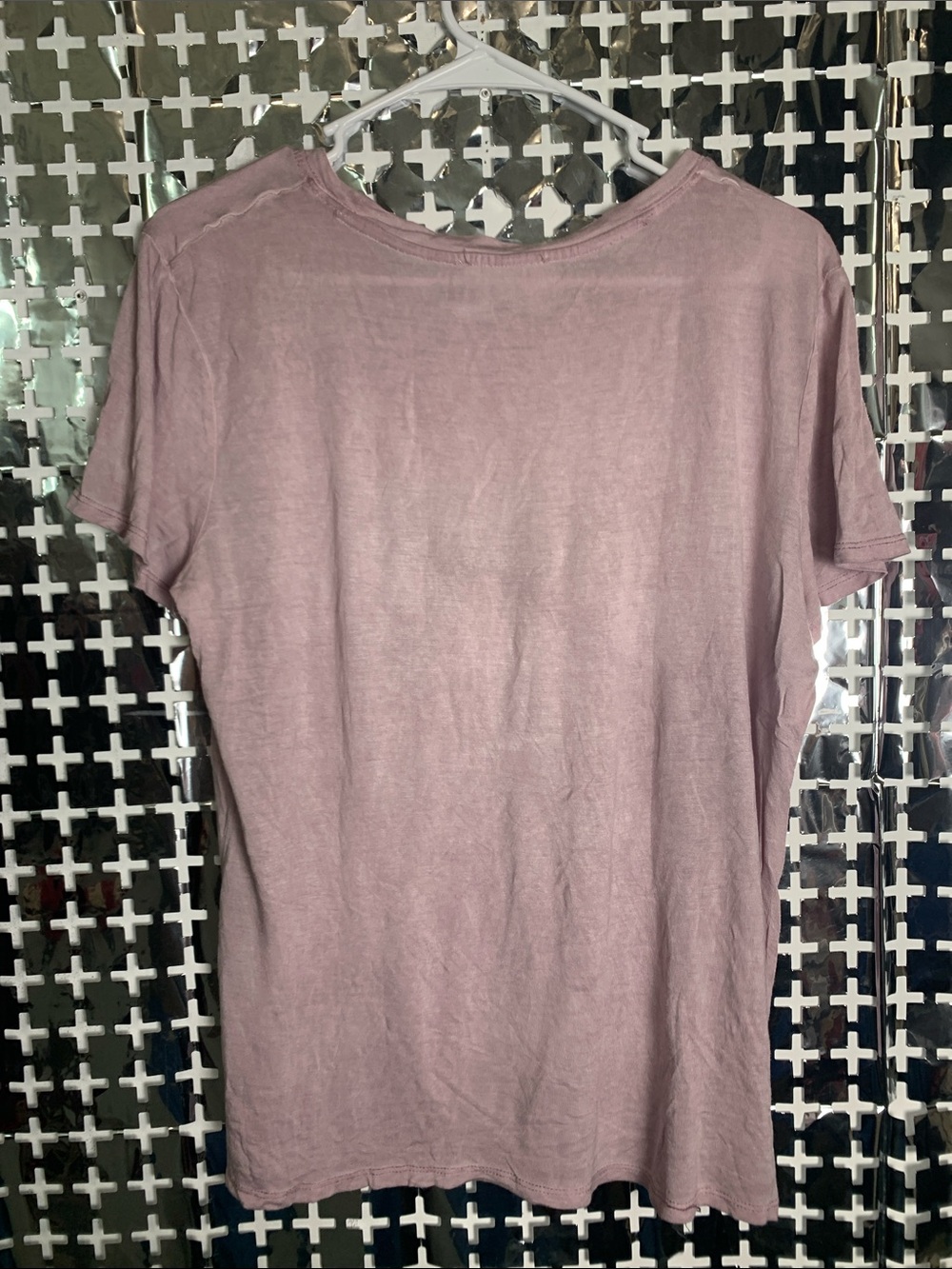 For The Republic Dusty Rose 'LIFE' Embellished Short Sleeve Tee - Picture 4 of 4